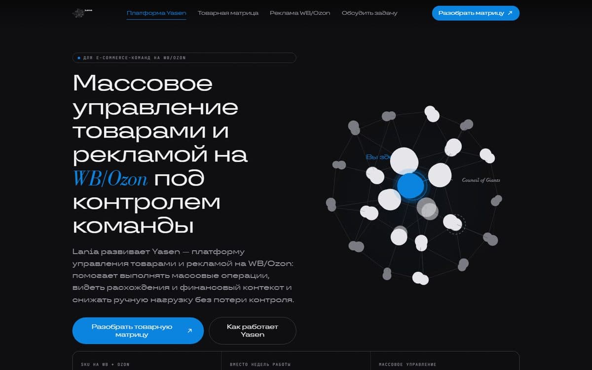 «Звёздная карта-операционка», E/team-01, 76,4 балла: герой с созвездием узлов и подписью «Council of Giants»